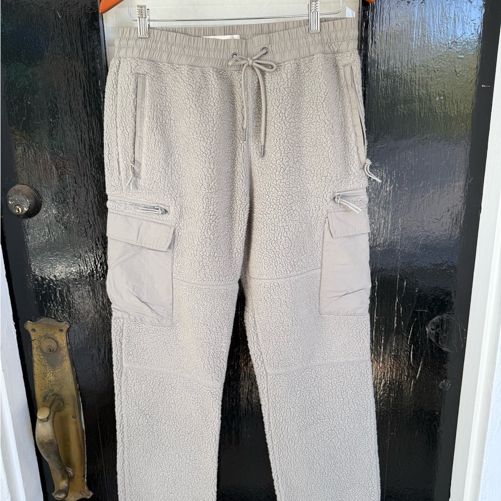 Cream Cargo Pants